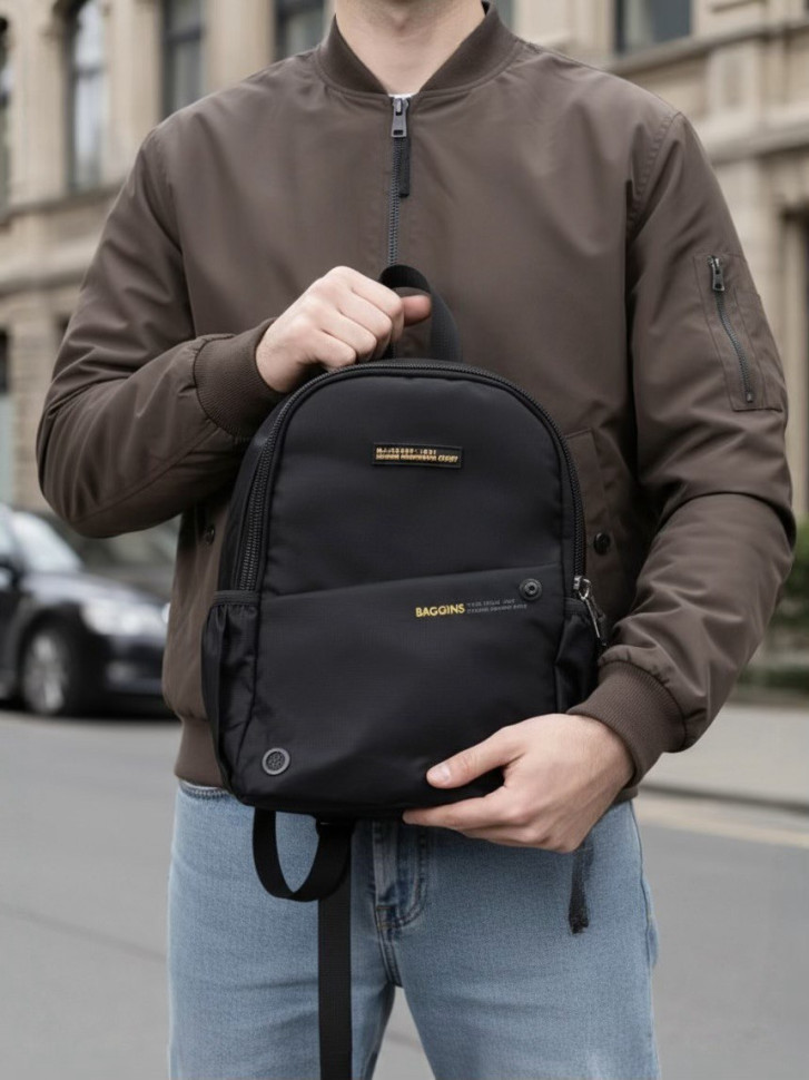 Рюкзак городской Baggins 8380 черный Рюкзак городской Baggins 8380 черный
