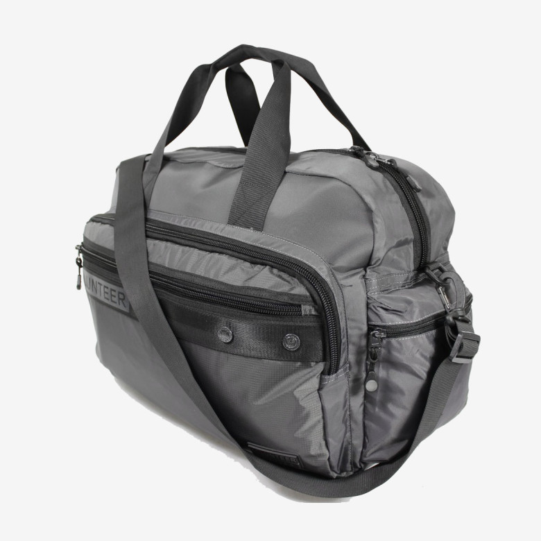 Дорожная сумка из текстиля Volunteer 1676-14 серая Дорожная сумка из текстиля Volunteer 1676-14 серая