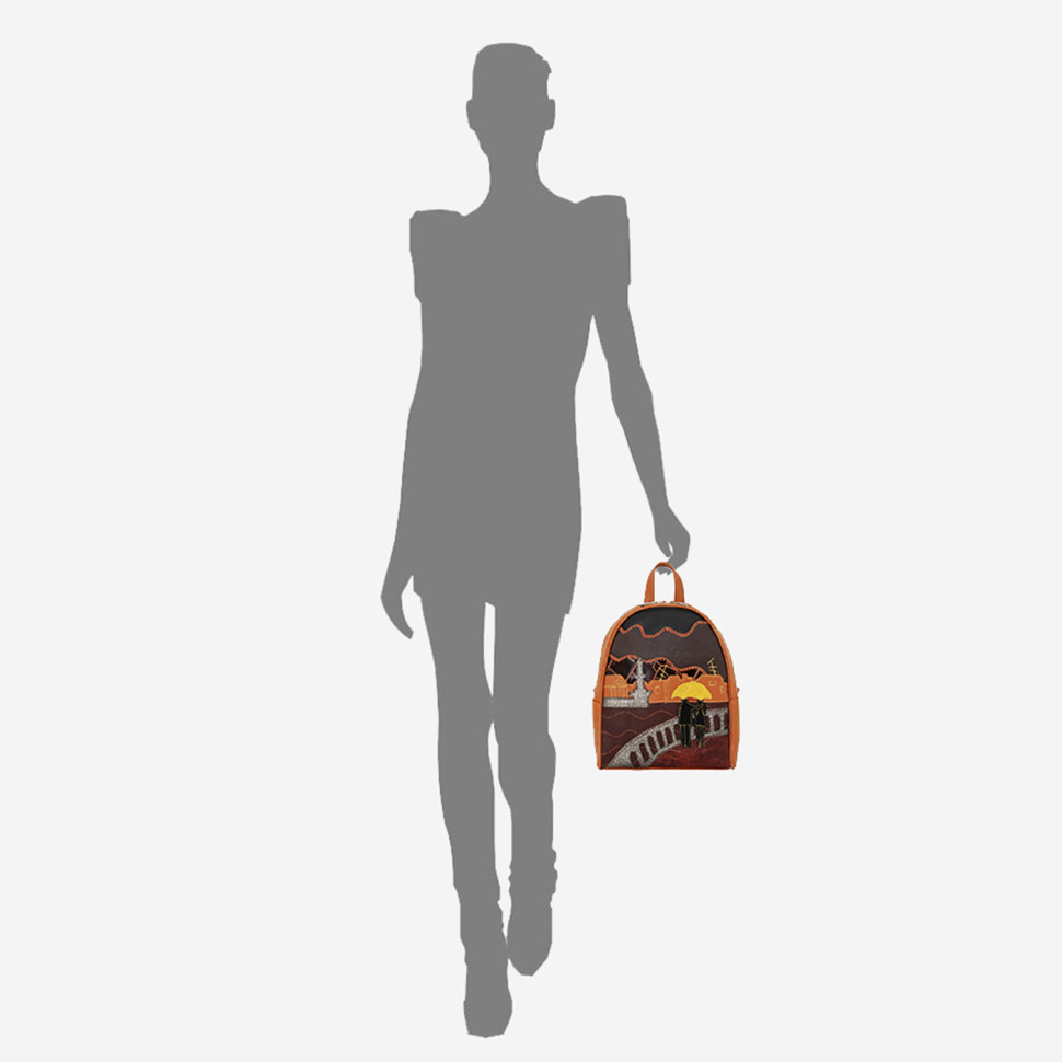 Рюкзак женский Protege, 348-113 "Город № 15" капучино