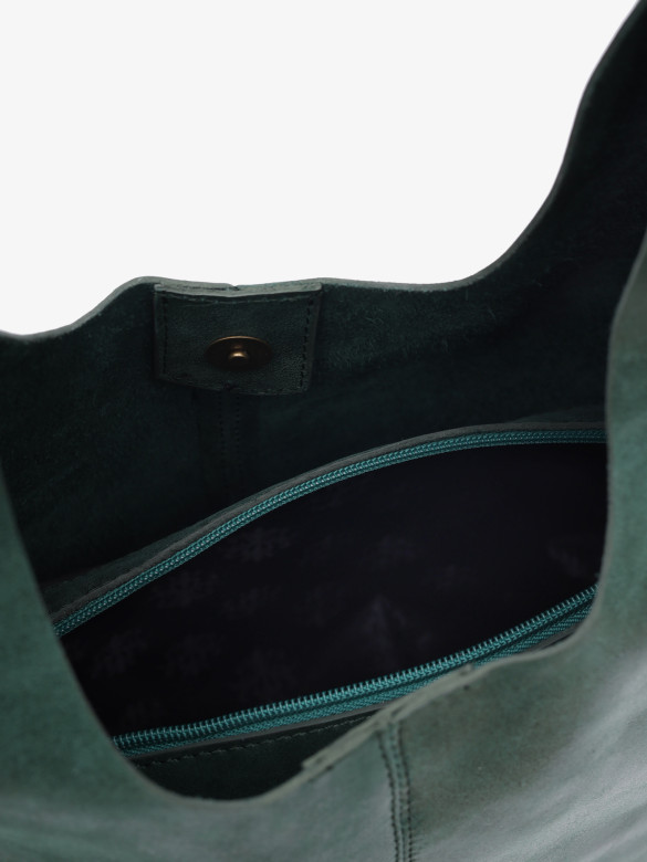 Сумка ALEXX 0127 темно зеленая