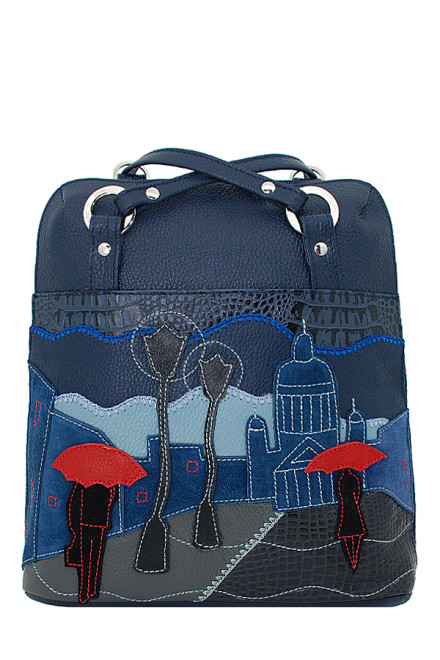 Сумка-трансформер Protege, ДС-226-73 Город № 10 синяя Сумка-трансформер Protege, ДС-226-73 Город № 10 синяя