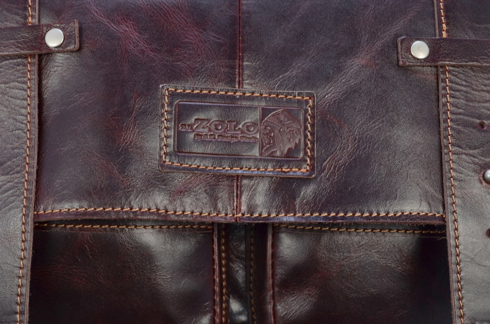 Сумка-планшет мужская XL Zolo, 1138-8 cognac