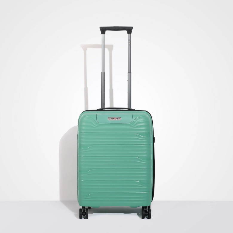 Чемодан Eberhart Wave 46W-022 полипропилен 4 колеса зелёный