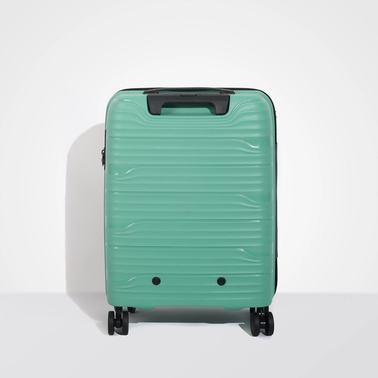 Чемодан Eberhart Wave 46W-022 полипропилен 4 колеса зелёный