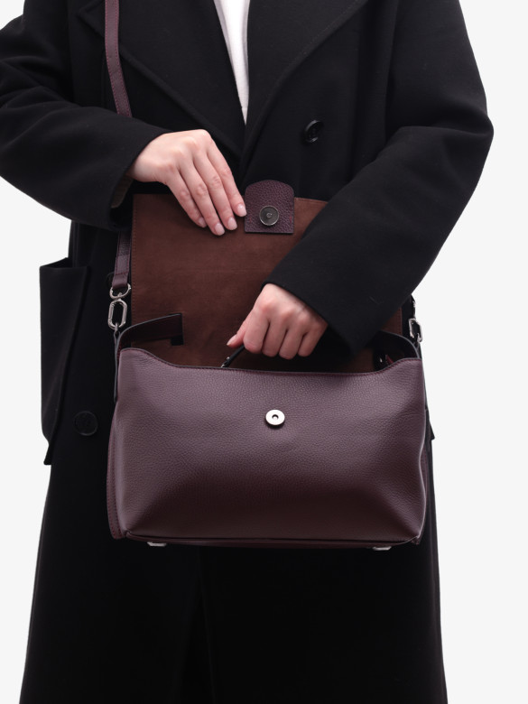 Сумка женская Karya 2447 бордо