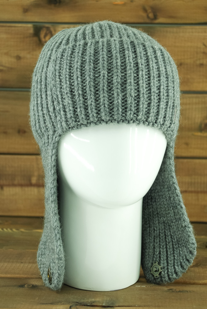Ушанка женская 11581 MARHATTER серый меланж Ушанка женская 11581 MARHATTER серый меланж