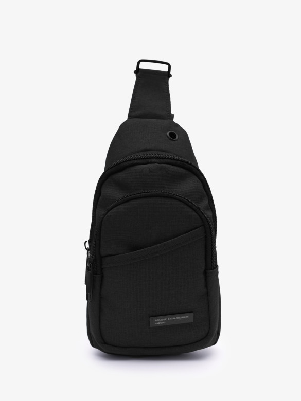 Рюкзак на одно плечо Baggins 3737 черный