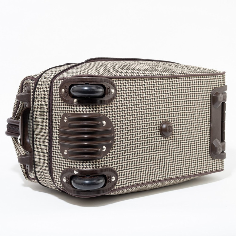 Дорожная сумка-саквояж TsV 514.2 гусиная лапка с колёсами Дорожная сумка-саквояж TsV 514.2 гусиная лапка с колёсами