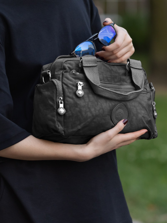 Сумка женская Bobo 66108 чёрная Сумка женская Bobo 66108 чёрная