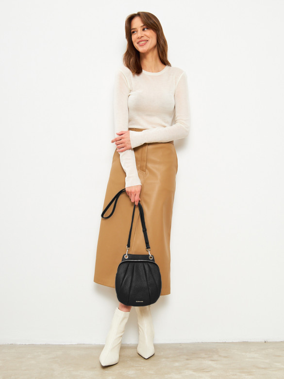 Сумка Curanni 2477 вителло черный ник