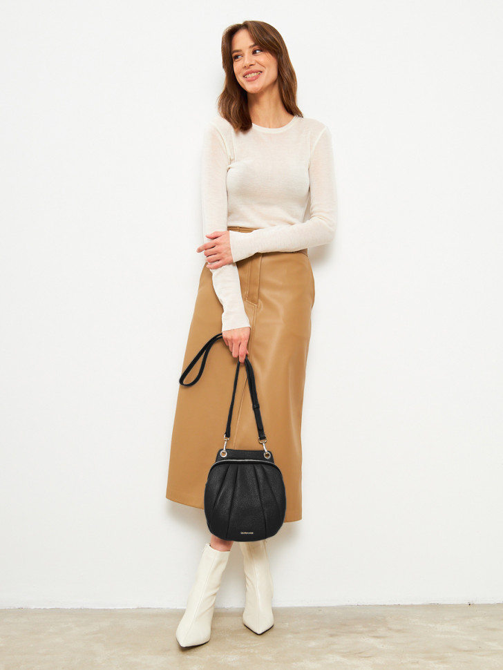 Сумка Curanni 2477 вителло черный ник