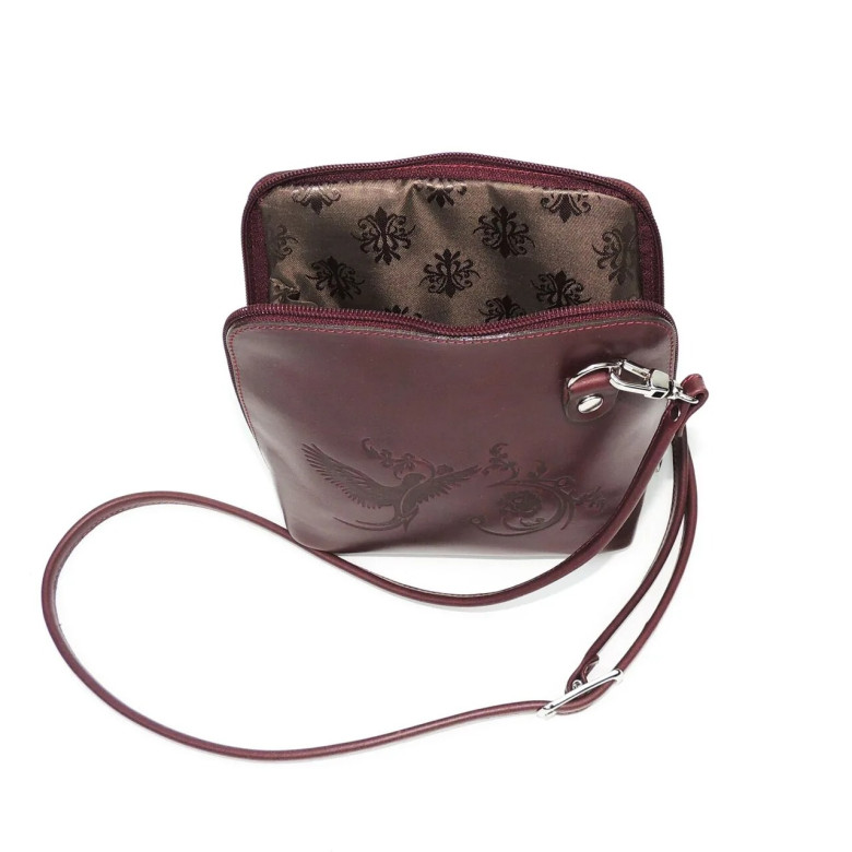 Сумка женская Natalia Kalinovskaya С83п.681 «Анни»  птица бордо