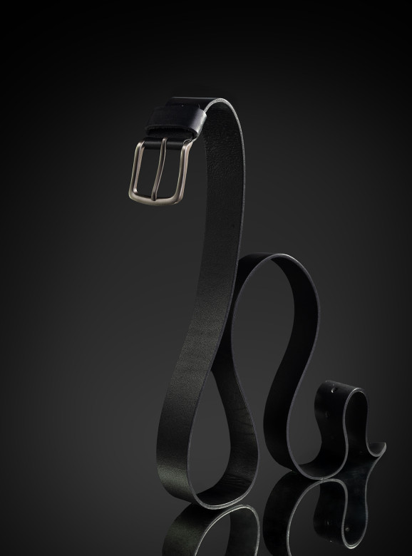 Ремень мужской Петра 0039 чёрный