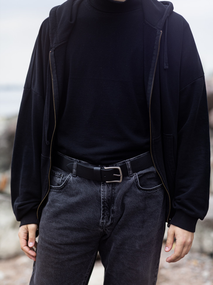 Ремень мужской Петра 0039 чёрный Ремень мужской Петра 0039 чёрный