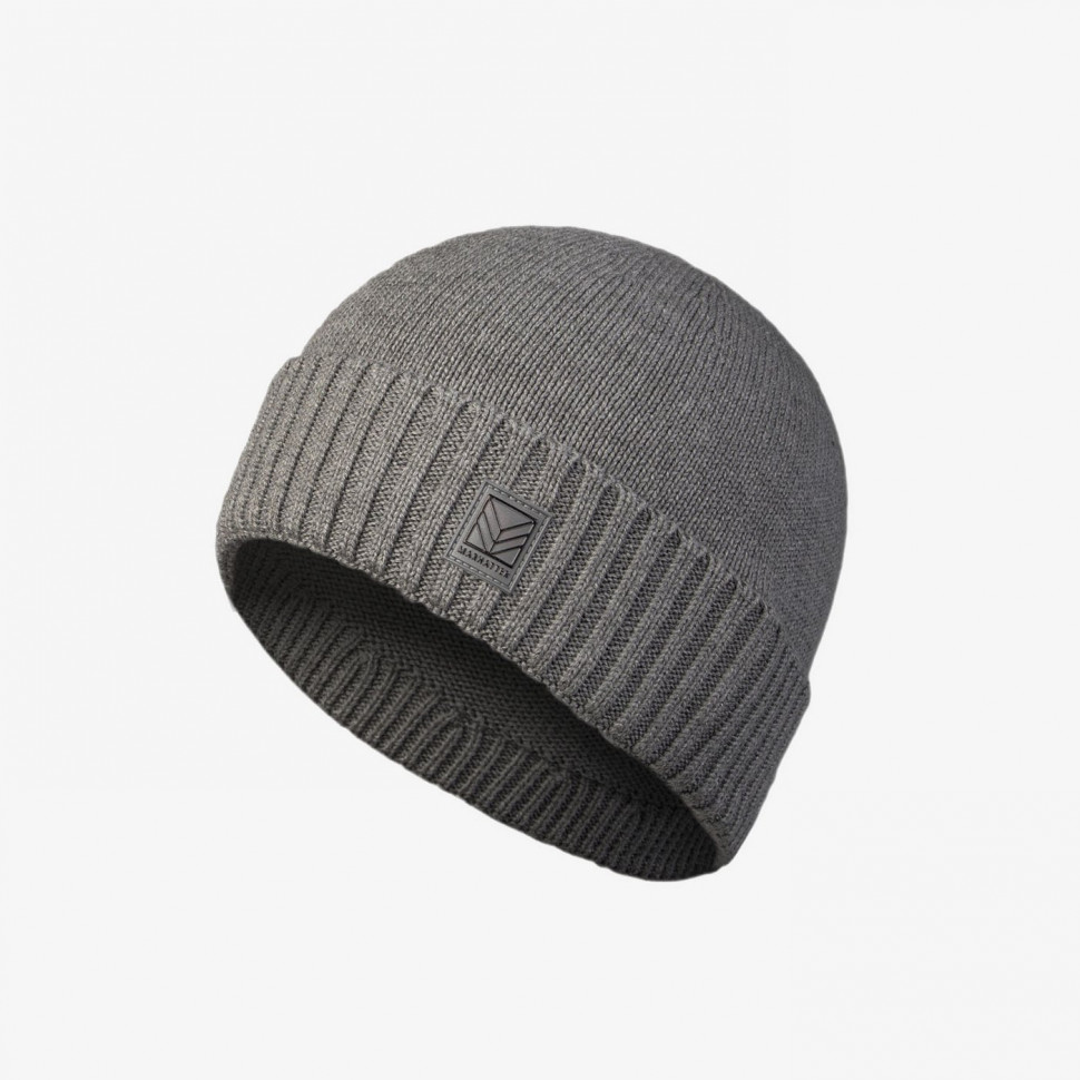 Мужская шапка 12896 MARHATTER серый меланж