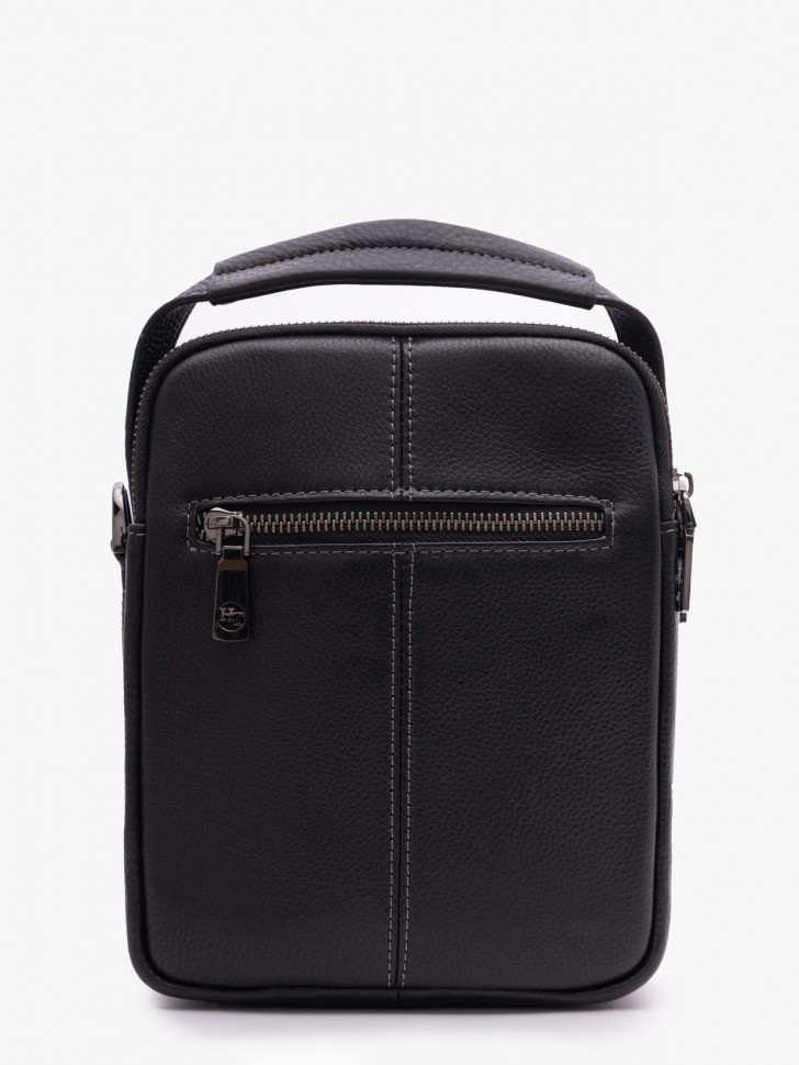 Мужская сумка через плечо Hight Touch 1664-6 чёрная Мужская сумка через плечо Hight Touch 1664-6 чёрная