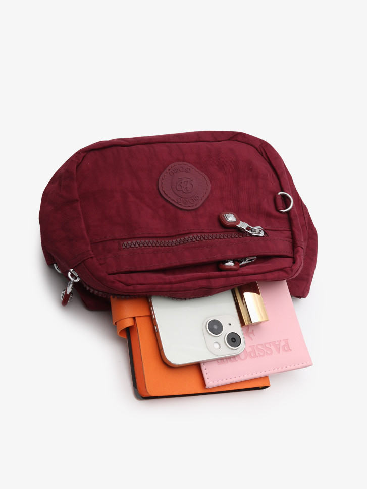 Сумка на пояс Bobo 8829-1 бордо Сумка на пояс Bobo 8829-1 бордо
