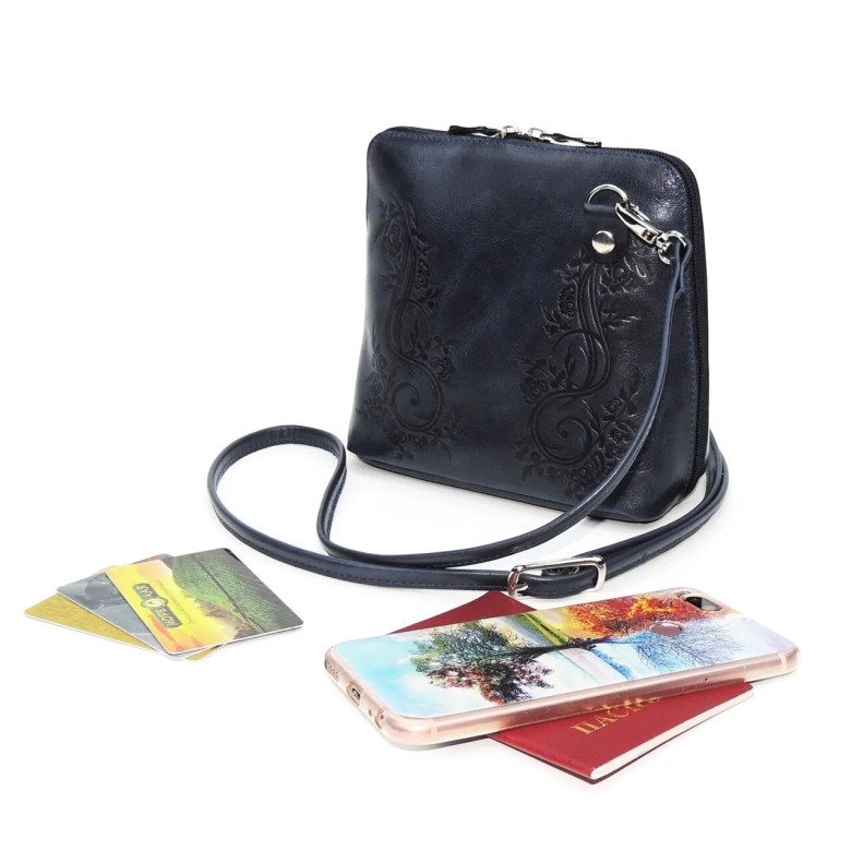 Сумка женская Natalia Kalinovskaya С 83т.661 «Уна» растение синяя