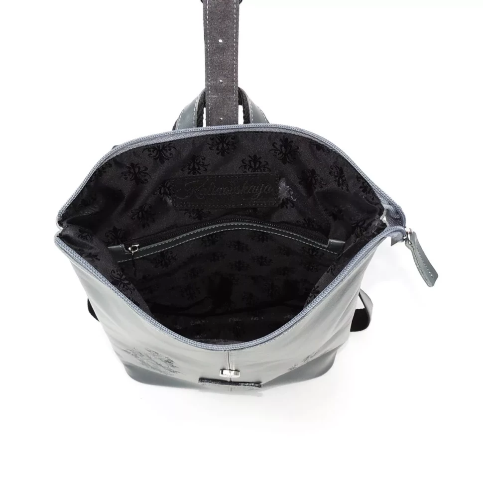 Сумка-рюкзак Natalia Kalinovskaya СР34т-741 "Алиша" серый