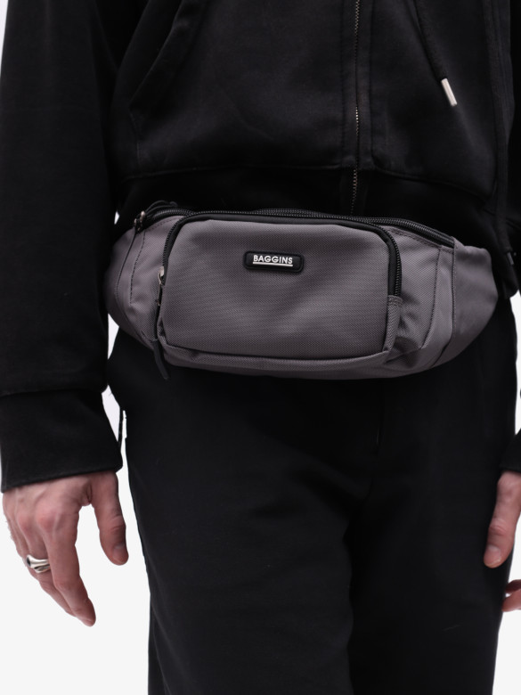 Сумка на пояс Baggins 35011 серая Сумка на пояс Baggins 35011 серая
