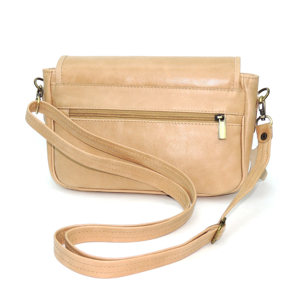 Бежевая женская кожаная сумка Natalia Kalinovskaya «Лана» С93 Бежевая женская кожаная сумка Natalia Kalinovskaya «Лана» С93