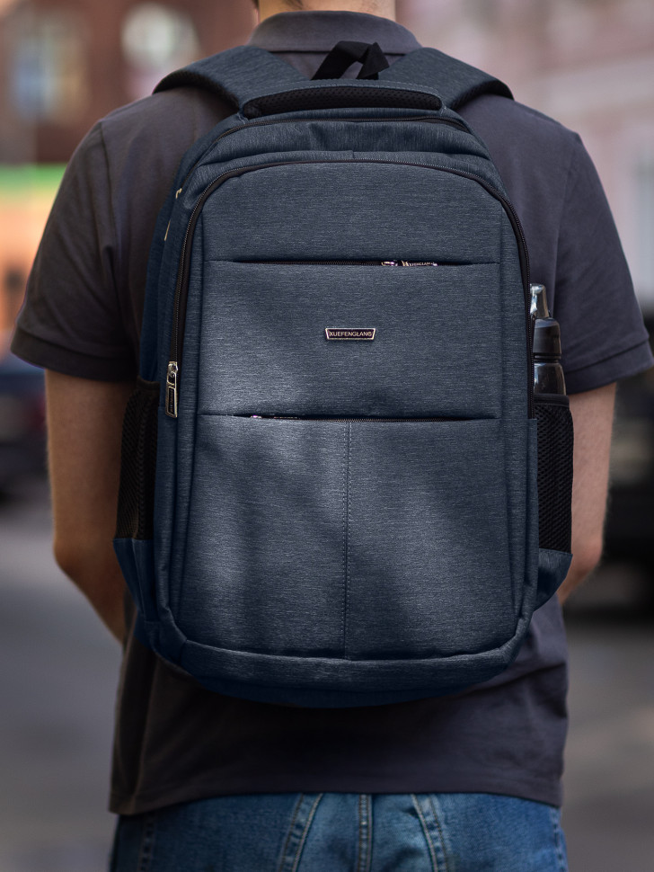 Рюкзак городской с нагрудным ремнём 2268 серый