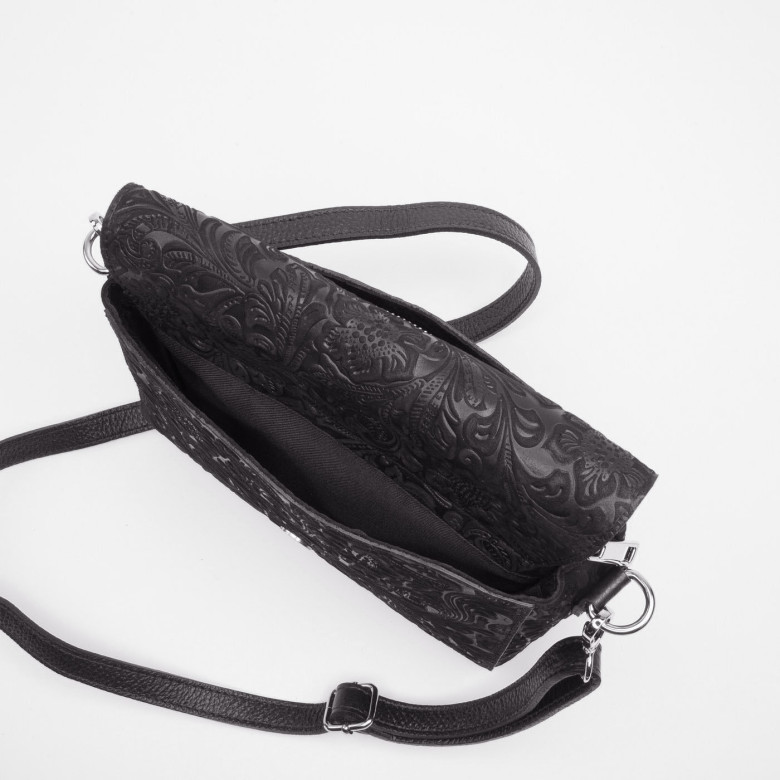 Сумка женская итальянская Roberta Firenze sissi 745 чёрная Сумка женская итальянская Roberta Firenze sissi 745 чёрная