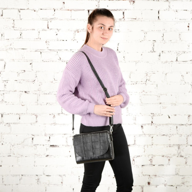 Сумка женская итальянская Roberta Firenze sissi 745 чёрная Сумка женская итальянская Roberta Firenze sissi 745 чёрная