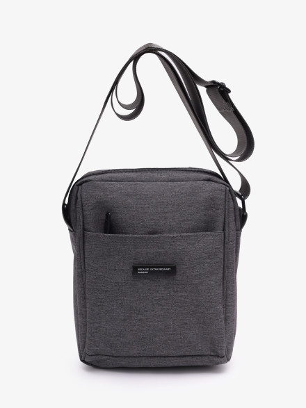 Сумка мужская Baggins 1017 серая Сумка мужская Baggins 1017 серая