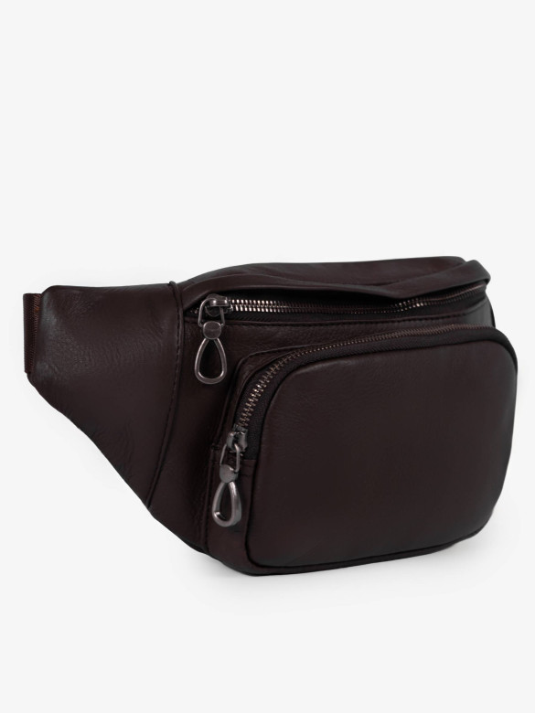 Сумка на пояс Baggins, Б 310 коричневая Сумка на пояс Baggins, Б 310 коричневая