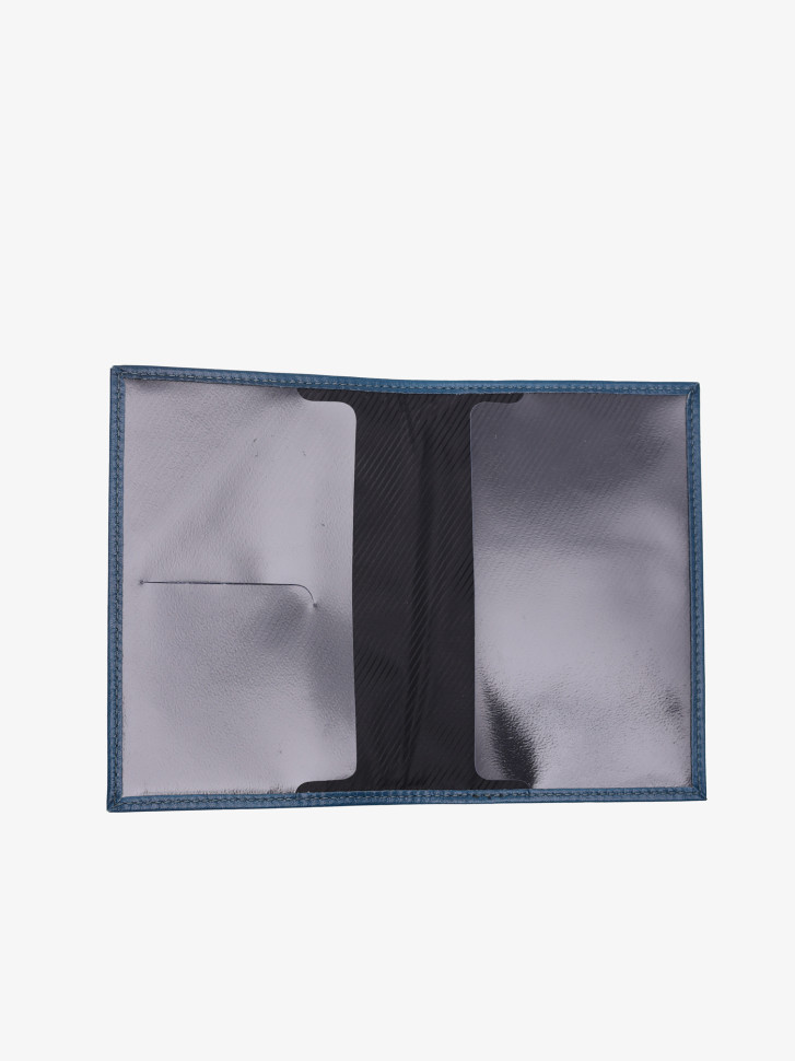 Обложка для паспорта ОП-104ft-1100/107 синий