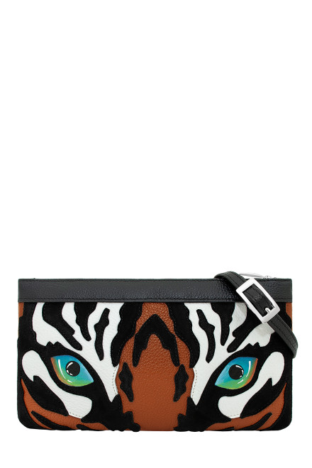 Сумка женская Protege, ДС-251-249 "Тигр №1" чёрная Сумка женская Protege, ДС-251-249 "Тигр №1" чёрная