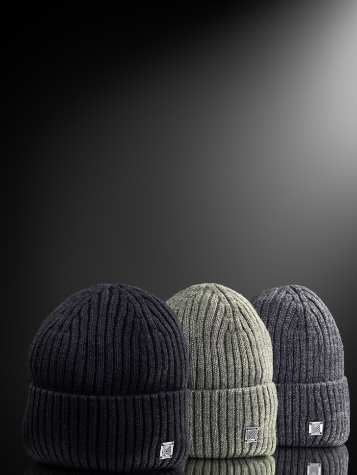Шапка м.12828/2 MARHATTER чёрный(57-59)