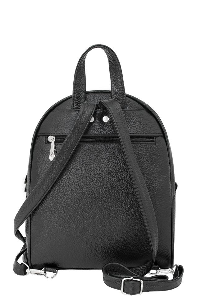 Кожаный рюкзак Protege, 348-181 "Техно" чёрный+бордо флотер Кожаный рюкзак Protege, 348-181 "Техно" чёрный+бордо флотер