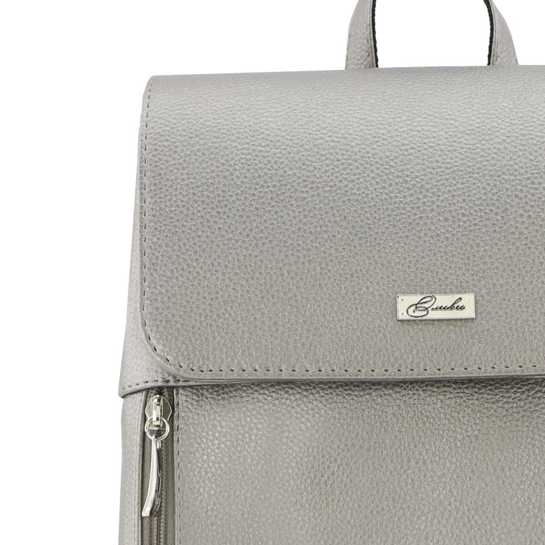 Рюкзак Оливи, S.1147 серебристый