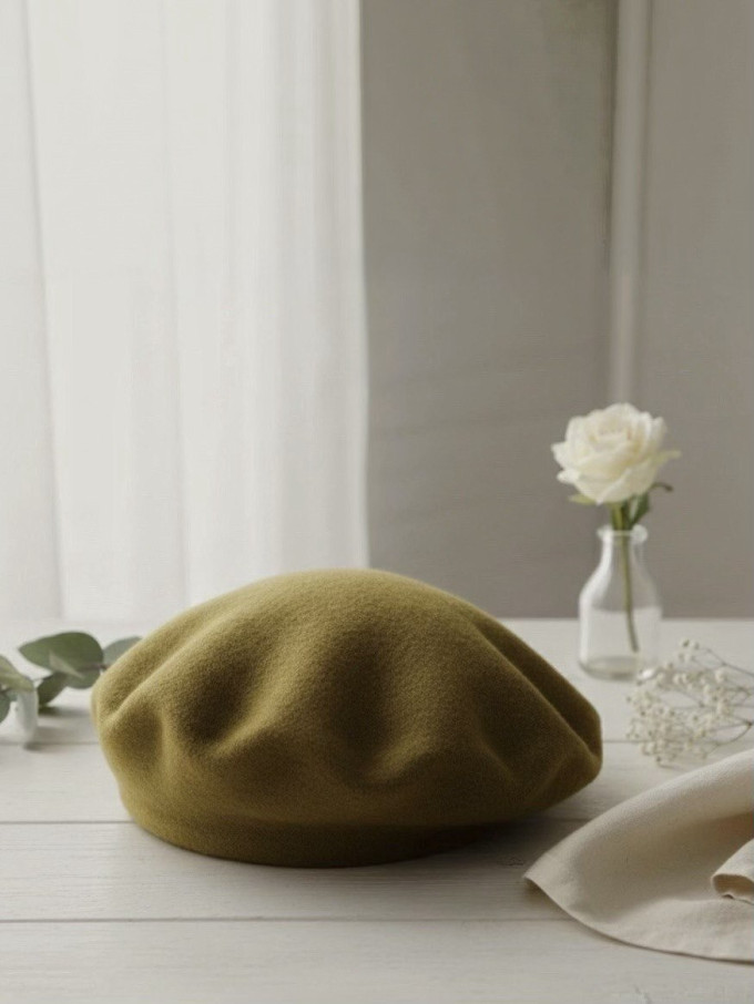 Берет женский Stigler, зел.янтарь