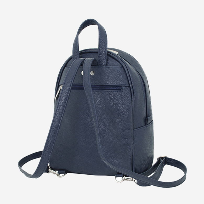 Кожаный рюкзак Protege, 348-181 "Техно" синий флотер