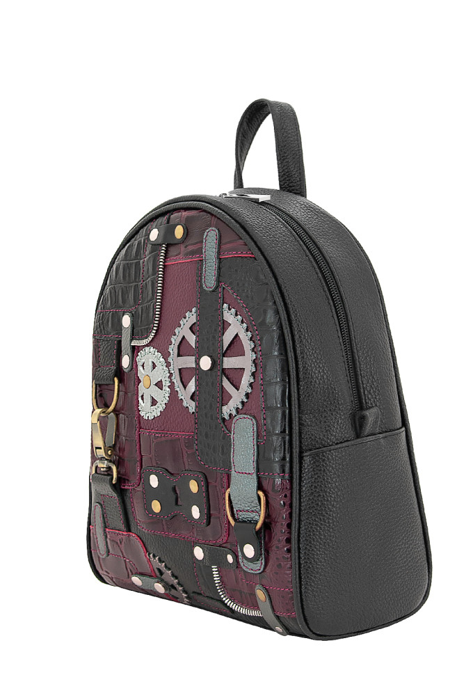 Кожаный рюкзак Protege, 348-181 "Техно" синий флотер Кожаный рюкзак Protege, 348-181 "Техно" синий флотер