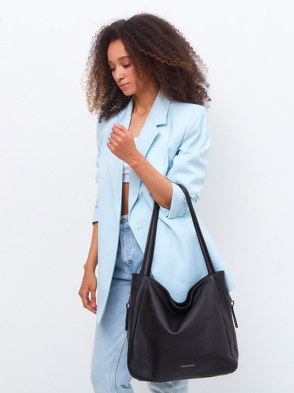 Сумка FIATO 2602 вителло черная