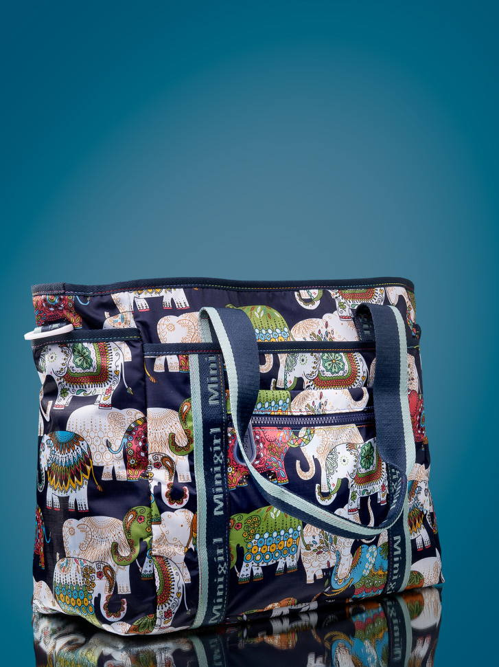 Сумка Minigirl 3089 слон тёмно-синяя Сумка Minigirl 3089 слон тёмно-синяя