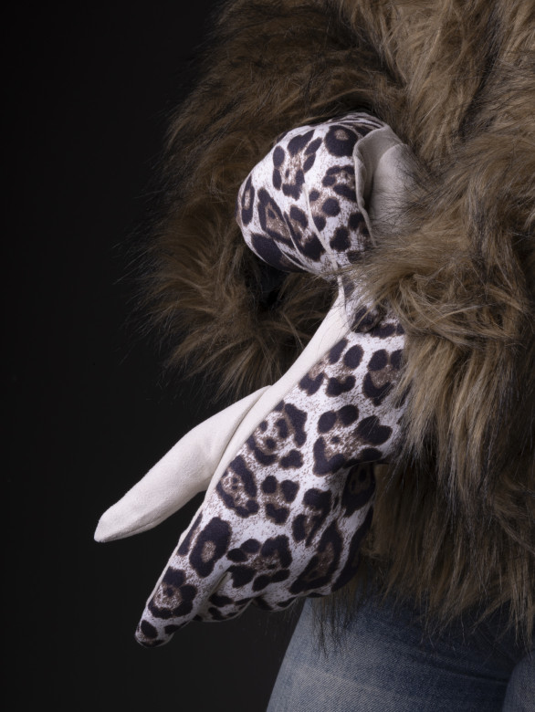 Перчатки женские Victory Леопард св.бежевые Перчатки женские Victory Леопард св.бежевые