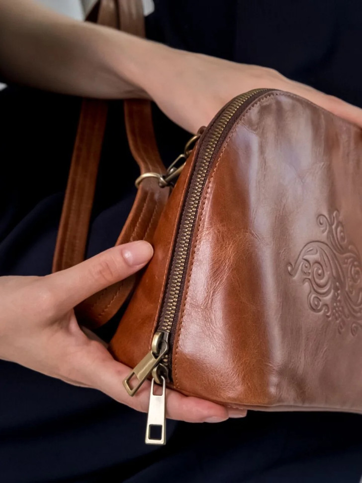 Сумка женская Natalia Kalinovskaya 88т 602 "Шейла" рыжая