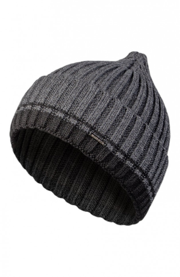 Мужская шапка 12777 MARHATTER серая