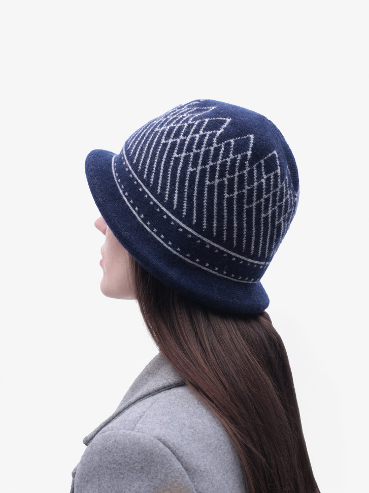 Шляпа Stigler 27-235 темно-синий/белый Шляпа Stigler 27-235 темно-синий/белый