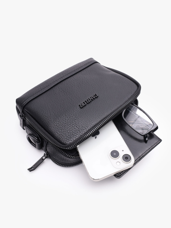 Сумка мужская Cantlor Ж03-G329 черная Сумка мужская Cantlor Ж03-G329 черная