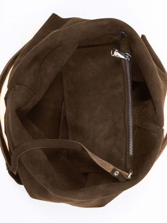 Сумка FIATO 2653С замша шоколад