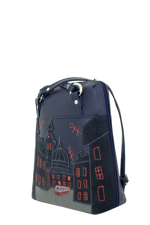 Сумка-трансформер Protege, ДС-226-264, "Город-34"синяя