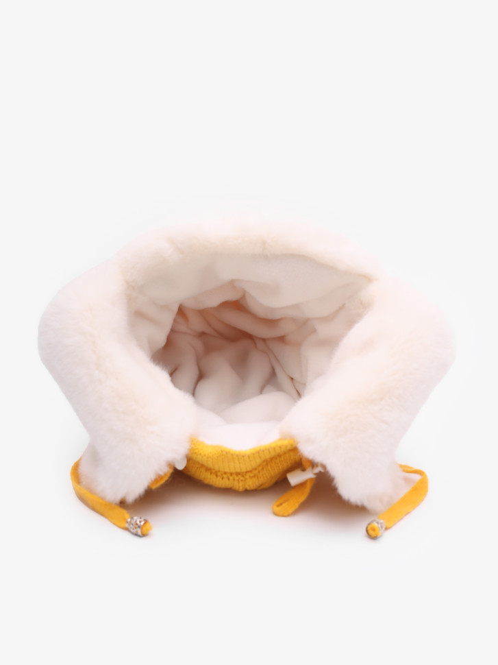 Ушанка Warm Goddess 2705 желтая Ушанка Warm Goddess 2705 желтая