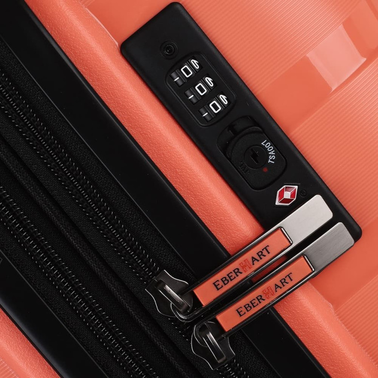 Чемодан Eberhart 40S-017 Shift полипропилен персик