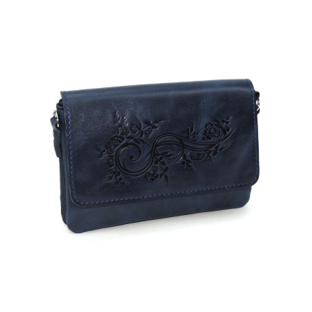 Женская сумочка кошелёк Natalia Kalinovskaya С53т «Колибри» синяя